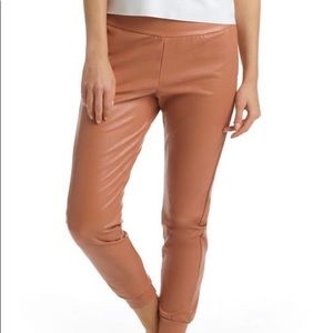 Commando faux leather joggers
